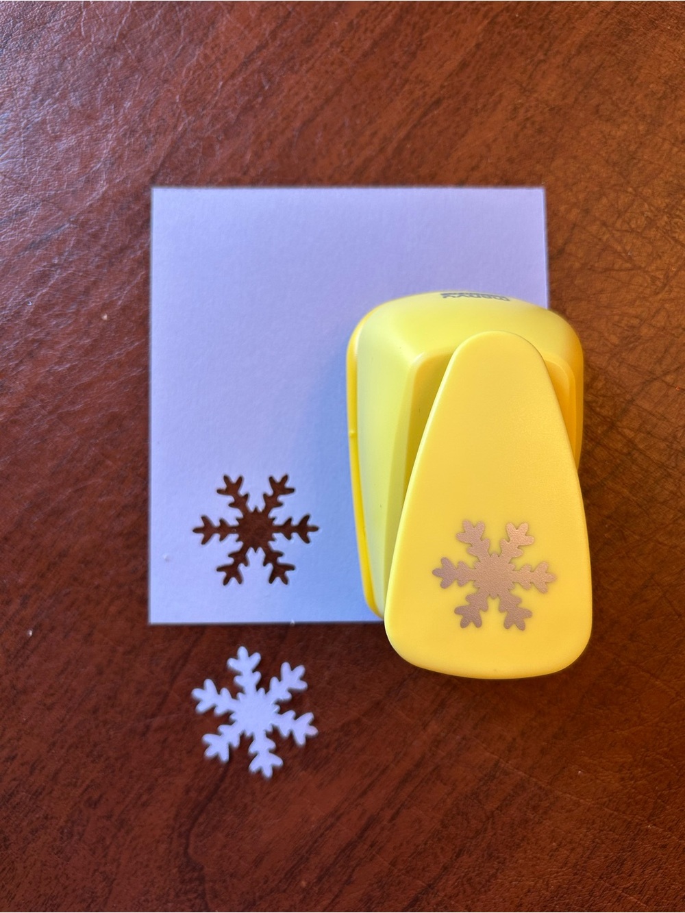 Yellow Snowflake Craft Punch for Kids Accessories